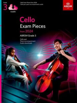 ABRSM CELLO EXAM PIECES FROM 2024 GRADE 3 + AUDIO